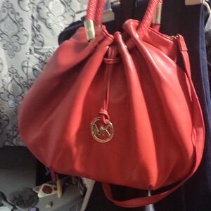 Michael Kors Red Shoulder Bag
